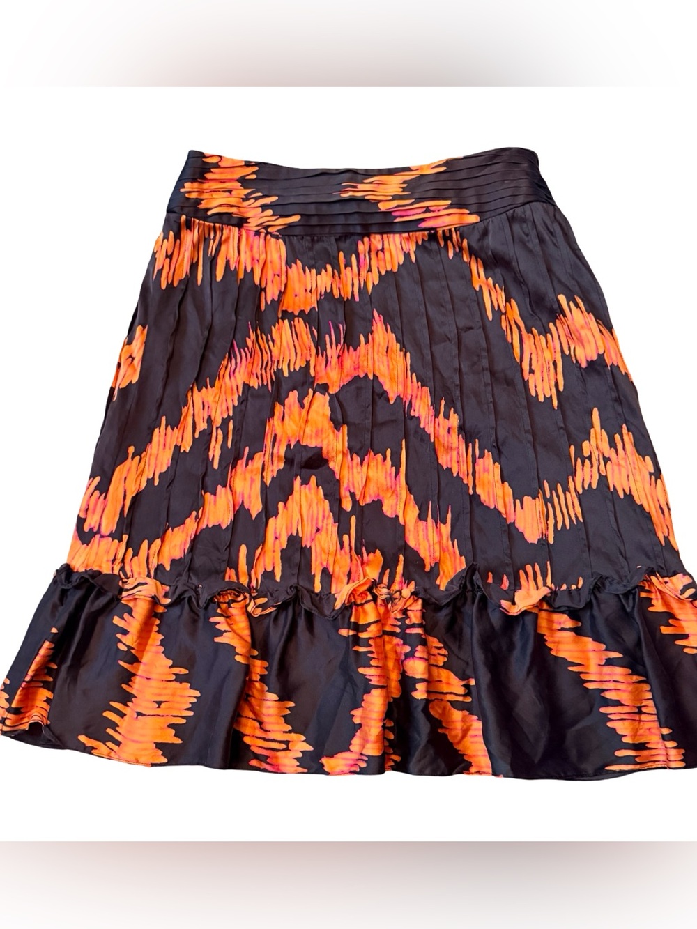 Vibrant Etcetera 100% Silk Tulip Skirt ✨ Size 2